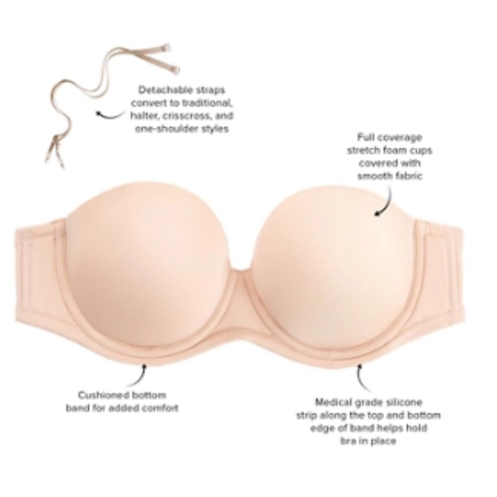 Red Carpet Strapless Convertible Bra - Picture 4 of 6